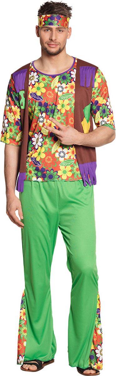 Boland - Kostuum Woodstock man (M/L) - Volwassenen - Hippie - 60's & 70's - Hippie & Flower Power