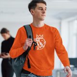 Oranje EK WK Koningsdag Trui De Leeuw (MAAT L - UNISEKS FIT) | Oranje kleding / sweaters | WK Feestkleding