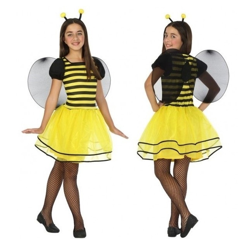 Bijen verkleedjurkje voor kinderen 140 (10-12 jaar) -