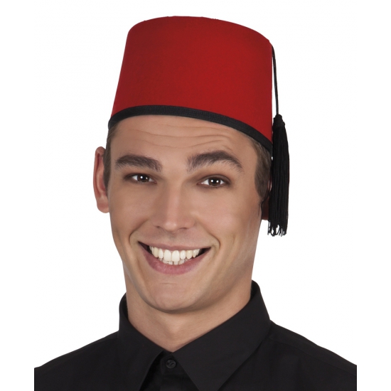 Carnaval verkleed Fez hoed voor volwassenen -