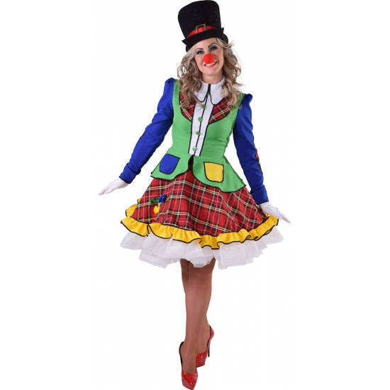 Clown Pipo jurkjes voor dames 38 (M) -