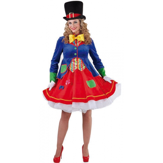 Clown verkleedkostuum voor dames 36 (S) -