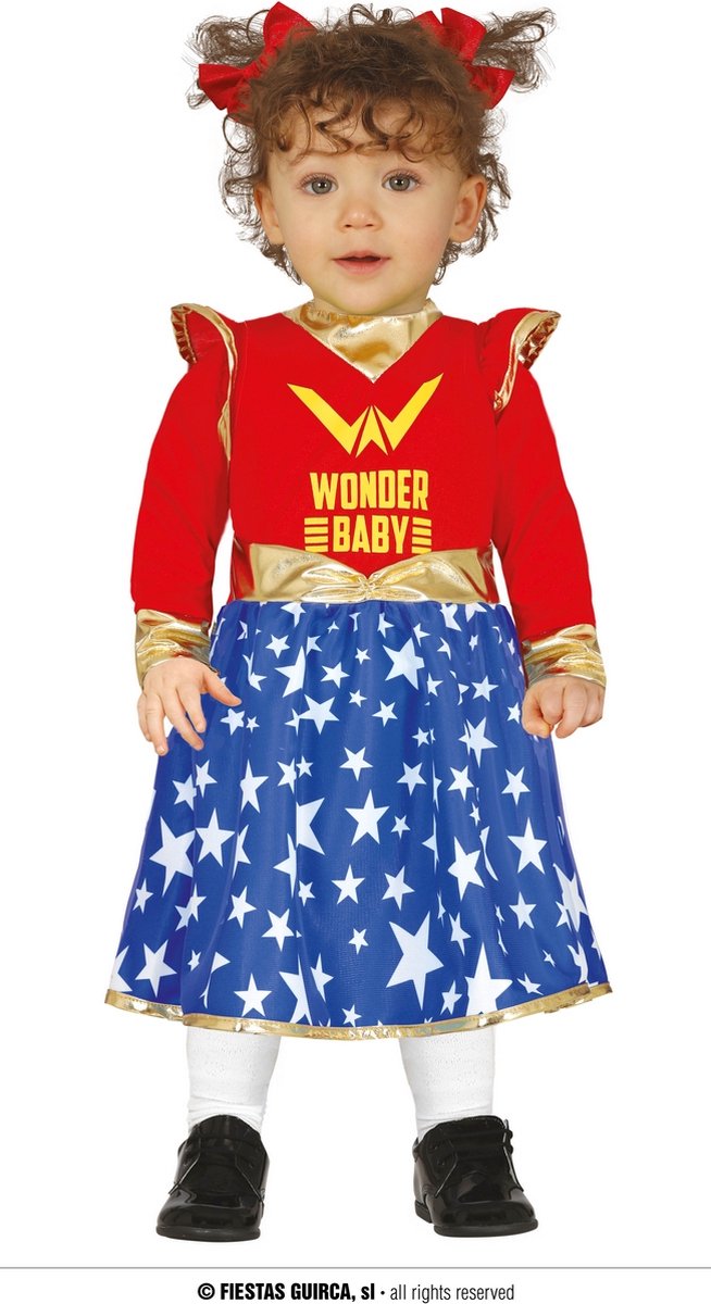 Fiestas Guirca - Baby jurk superheld star 12-18 maanden