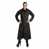 Gothic/dracula/vampier mantel kostuum voor heren