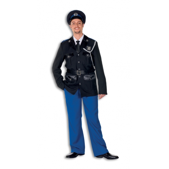 Luxe politie kostuum voor heren 50 -