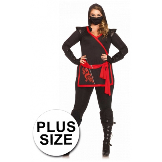 Ninja kostuum grote maten XL/2XL -