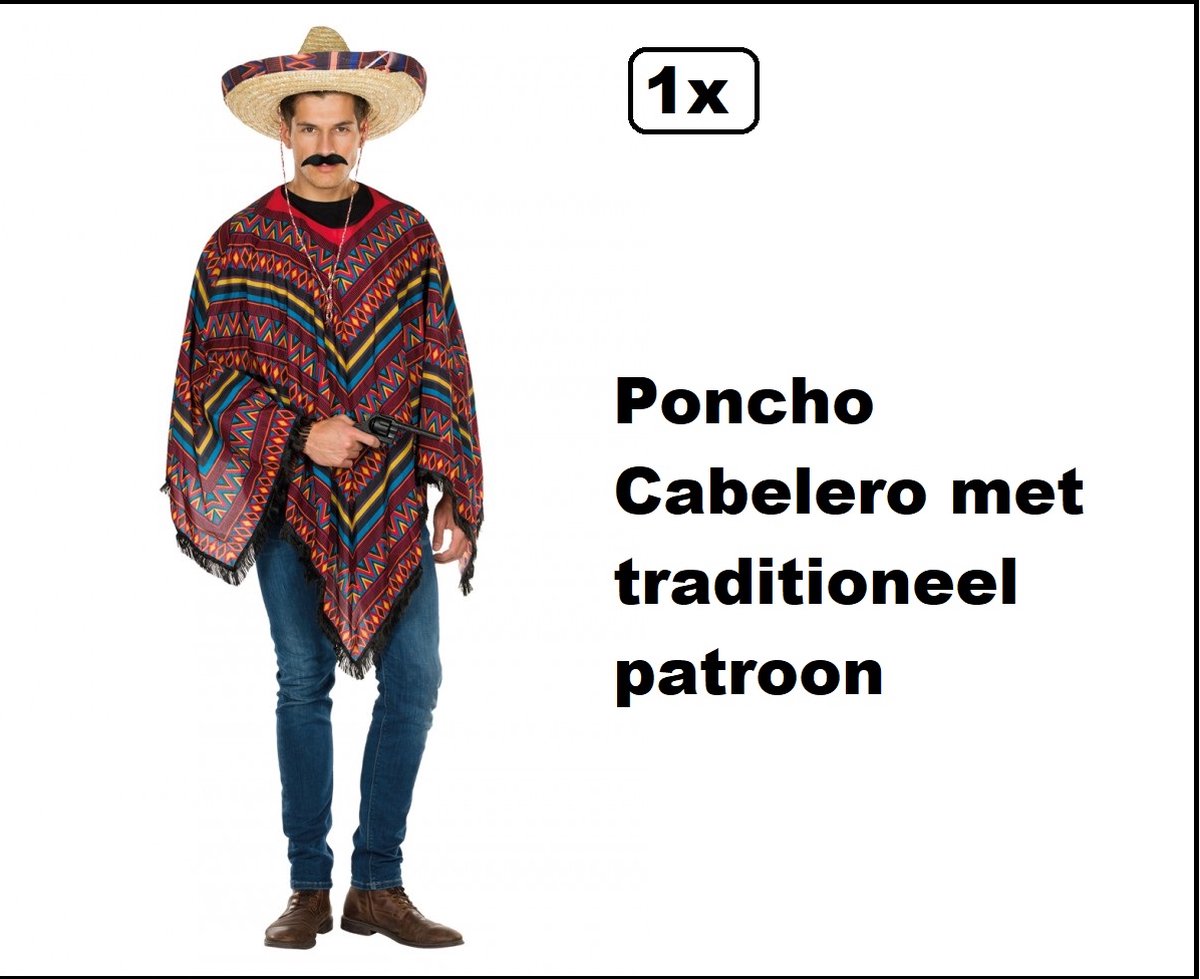 Poncho Cabelero - Mexico Themafeest party carnaval fun festival evenement