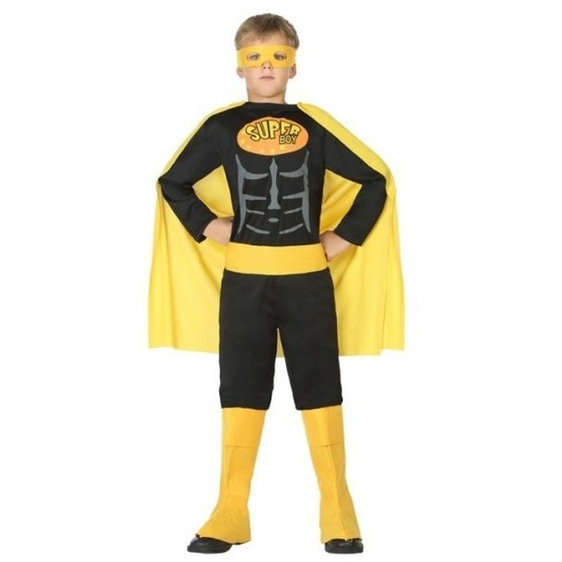 Superhelden vleermuis pak voor jongens 128 (7-9 jaar) -