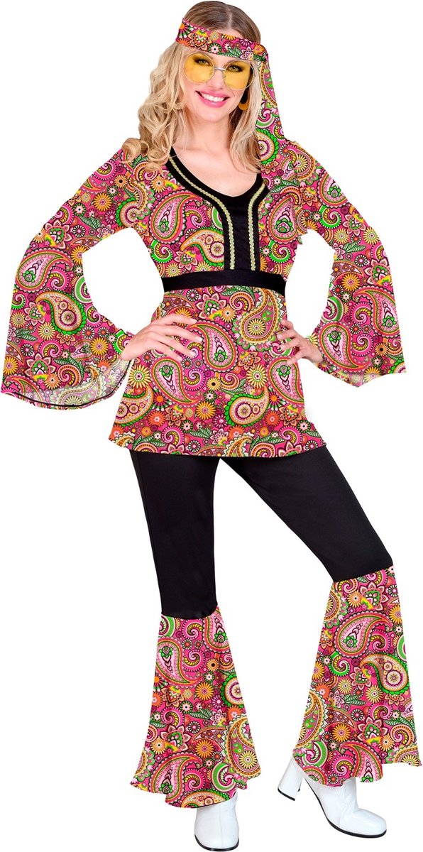 60's Hippie Kostuum Paisley | S