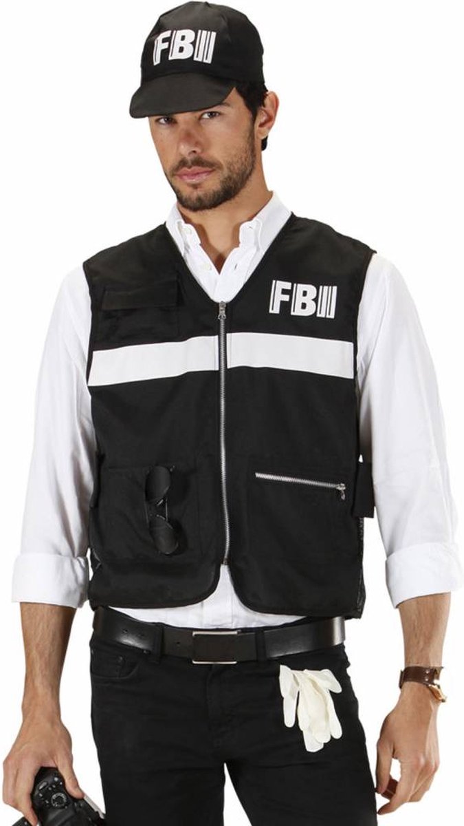 Kostuum van een FBI-agent voor volwassenen - Verkleedkleding - XL