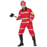 Brandweer uniform kostuum voor heren M/L -
