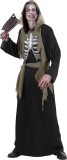 Bruin skelet outfit voor volwassenen - Verkleedkleding