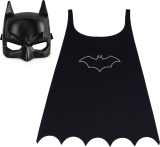 DC Batman - Set met cape en masker van Batman - één maat verkleedpak