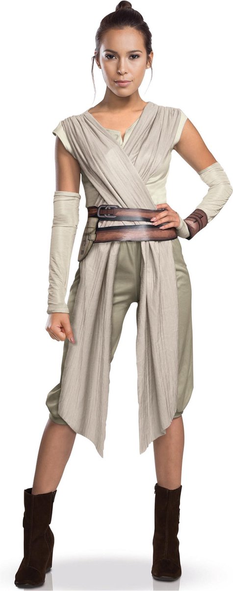Deluxe Rey - Star Wars VII™ kostuum voor volwassenen - Verkleedkleding - Medium