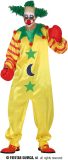 Guirca - Clown & Nar Kostuum - Clown Kill Billy - Man - Geel - Maat 52-54 - Carnavalskleding - Verkleedkleding