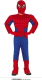 Guirca - Spiderman Kostuum - Spiderman De Wereldredder Kind Kostuum - Blauw, Rood - Maat 176 - Carnavalskleding - Verkleedkleding