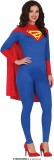 Guirca - Superwoman & Supergirl Kostuum - Zoeper Girl Superheld - Vrouw - Blauw, Rood - Maat 42-44 - Carnavalskleding - Verkleedkleding