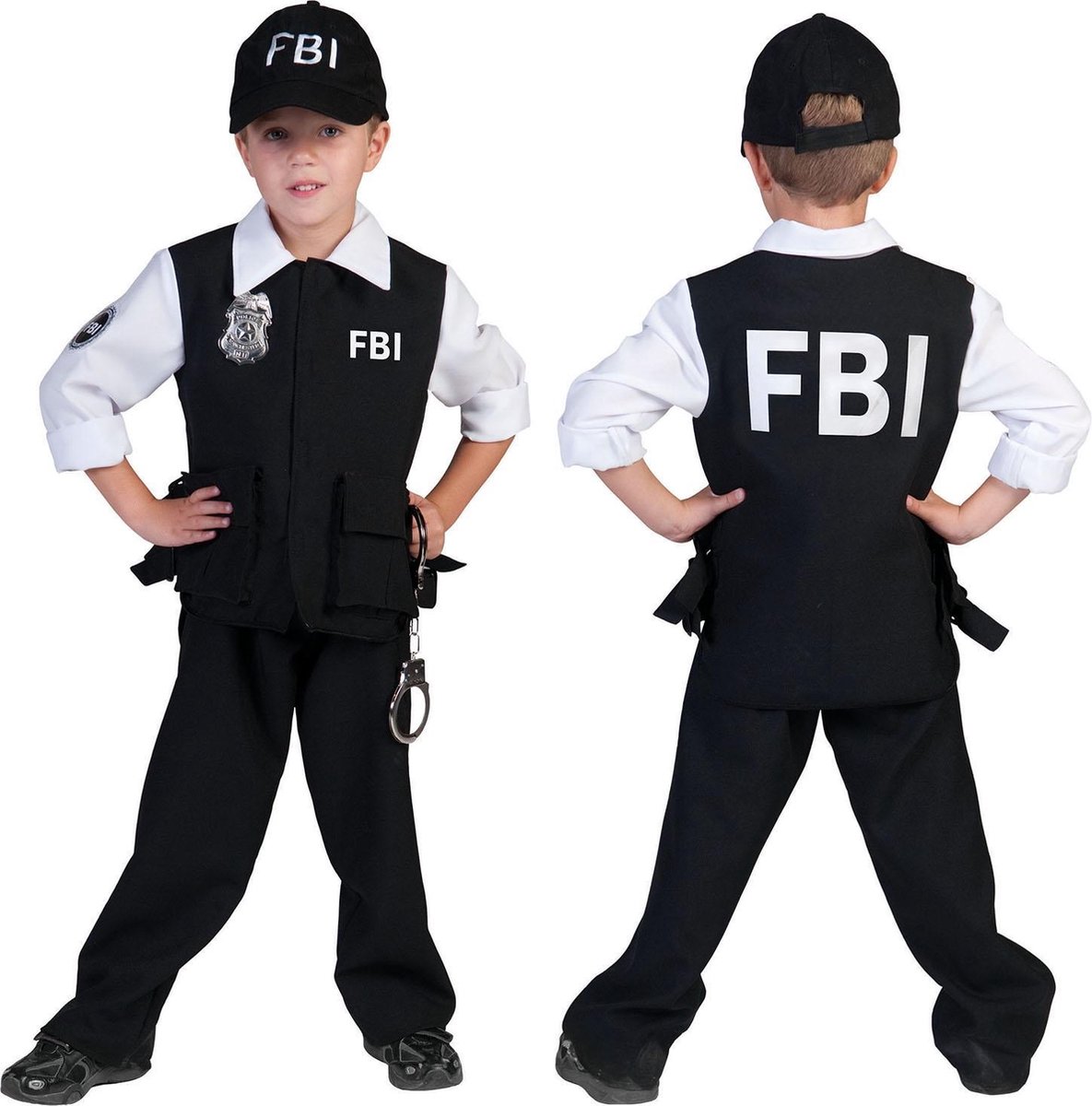 Kostuum FBI agent Jongens - Maat 116