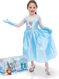 RUBIES FRANCE - Elsa Frozen jurk voor meisjes met verpakking - 122/128 (7-8 jaar) - Kinderkostuums