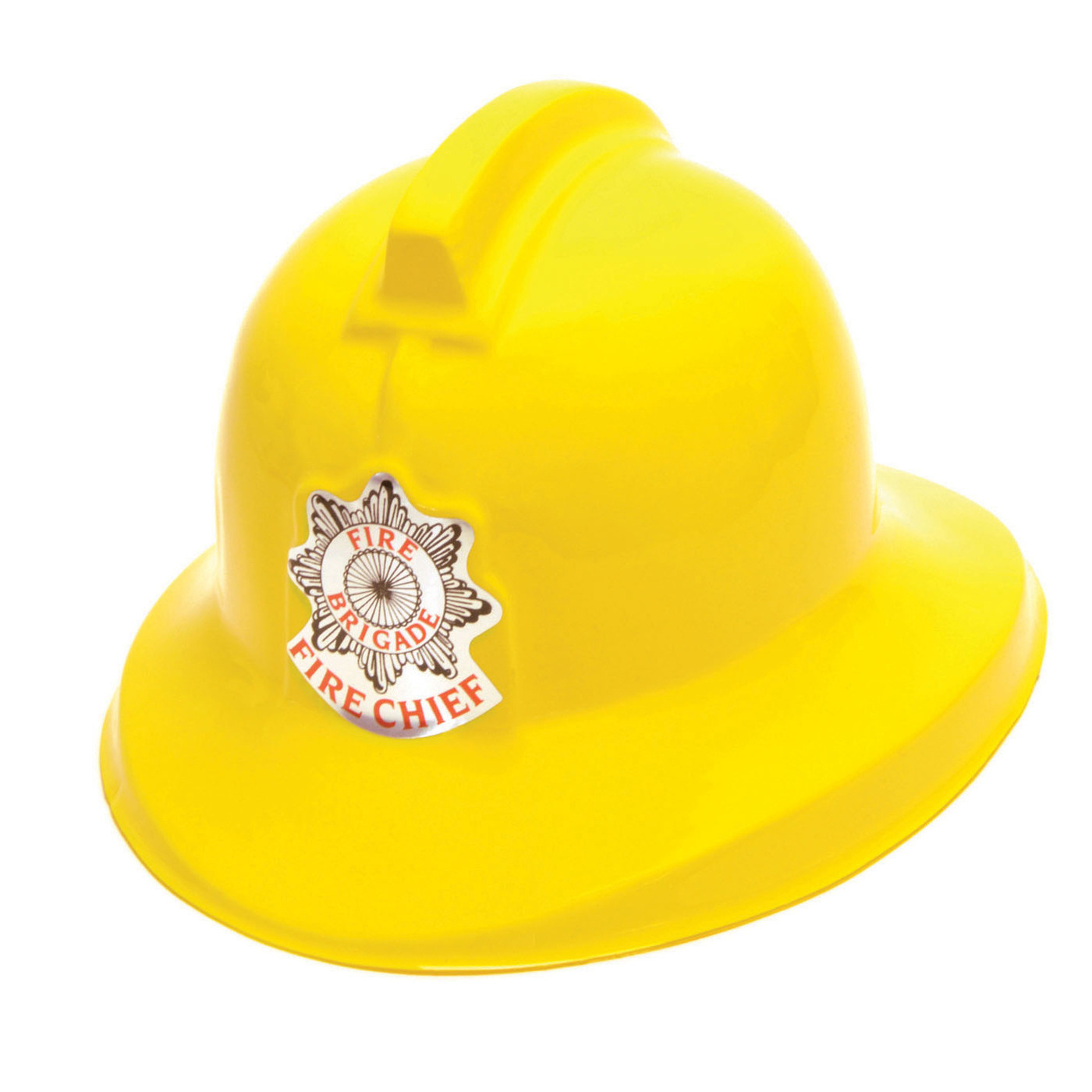 Rubies Brandweer verkleed helm - geel - kunststof - voor kinderen -