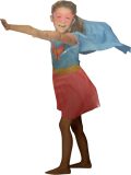 Super Hero superhelden verkleedkostuum meisjes carnaval - maat 104