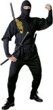 Widmann - Ninja & Samurai Kostuum - Ninja Golden Dragon Bruce Lee Kostuum Man - Zwart - Large - Carnavalskleding - Verkleedkleding