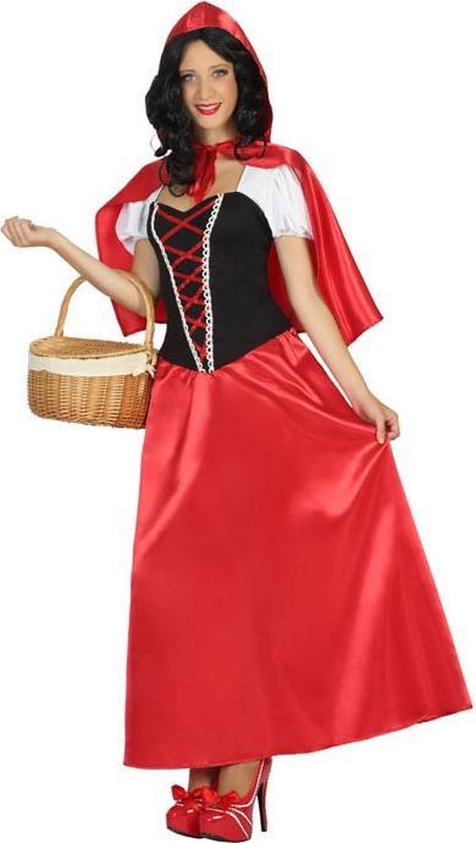 ATOSA - Lang Roodkapje kostuum voor vrouwen - XL