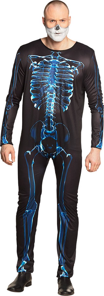 Boland - Kostuum Mr X-ray (M/L) - Volwassenen - Skelet - Halloween verkleedkleding - Horror - Skelet
