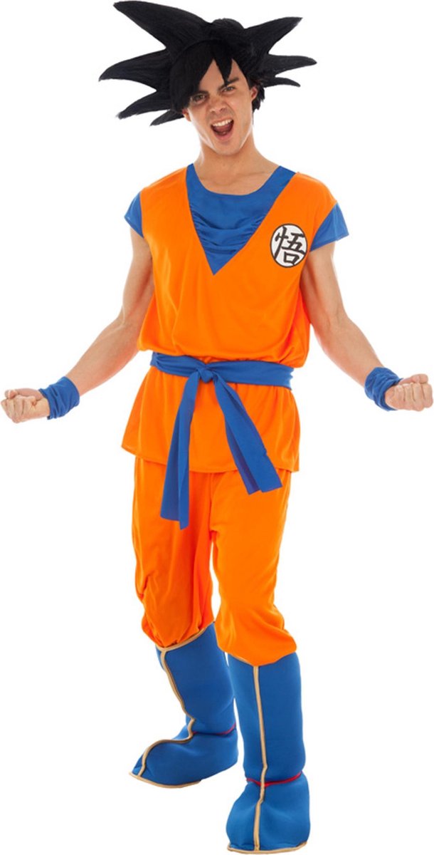CHAKS - Goku Saiyan Dragon Ball Z kostuum voor volwassenen - Medium