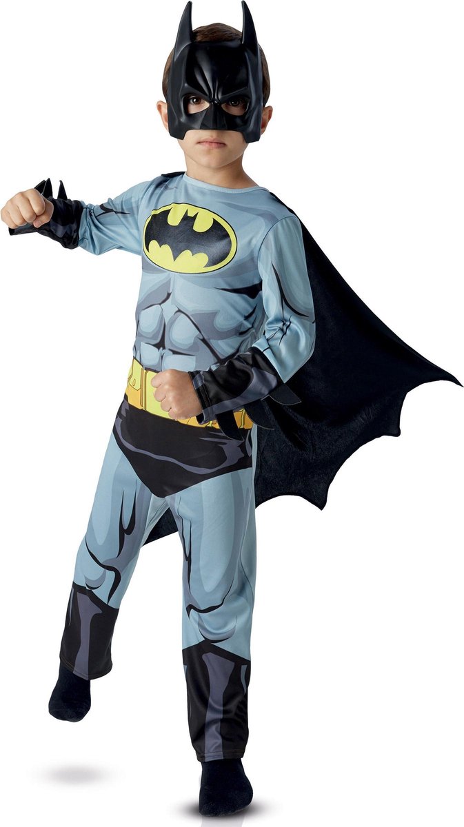 Comic Book Batman Classic - Kostuum Kind - Maat 116/122