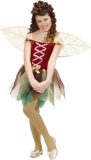 Elfen Feeen & Fantasy Kostuum | Fantasie Fee Kind Forrest Ferry Kostuum Meisje | Maat 128 | Carnaval kostuum | Verkleedkleding