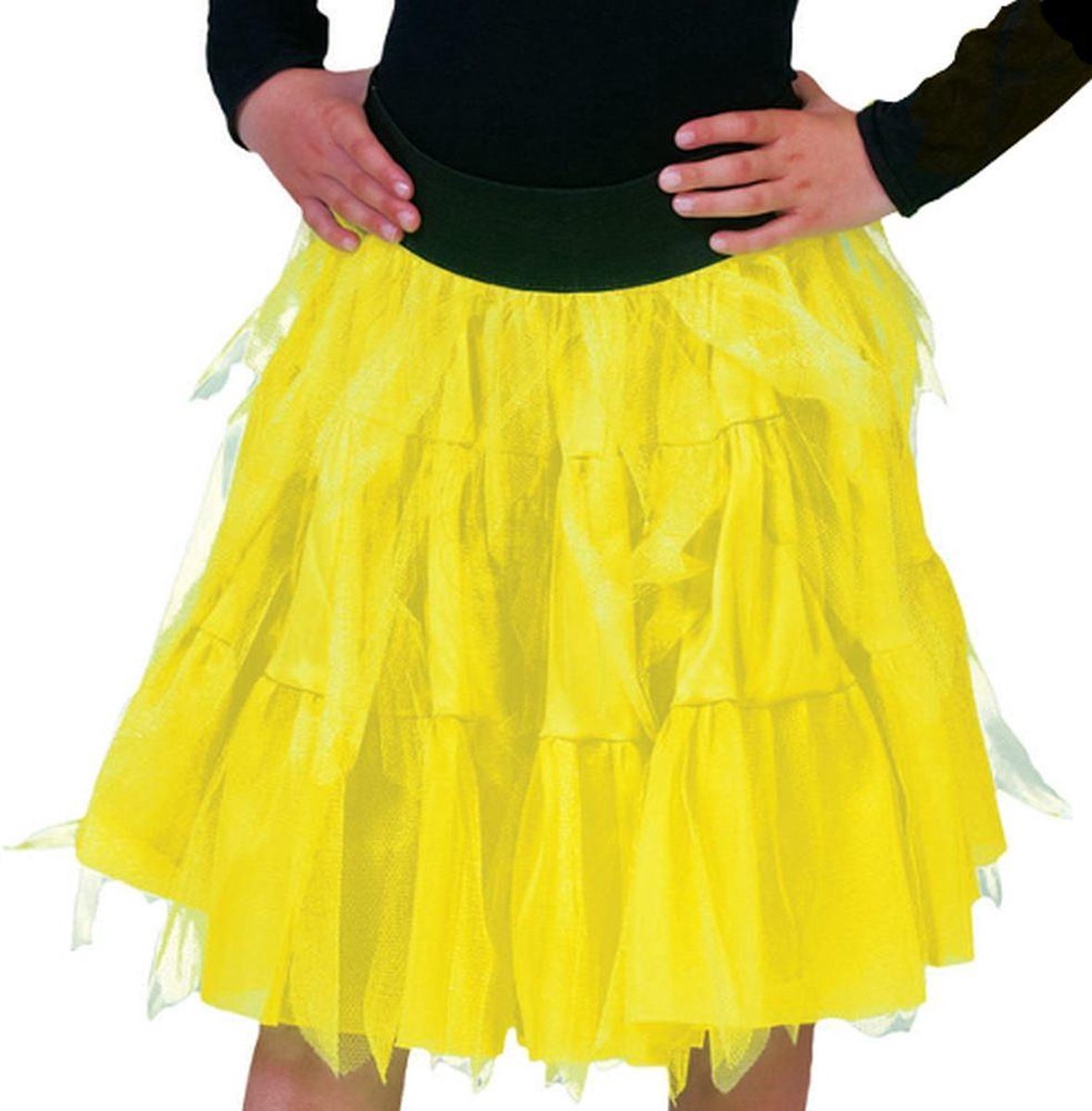 Fancy petticoat neon geel kind