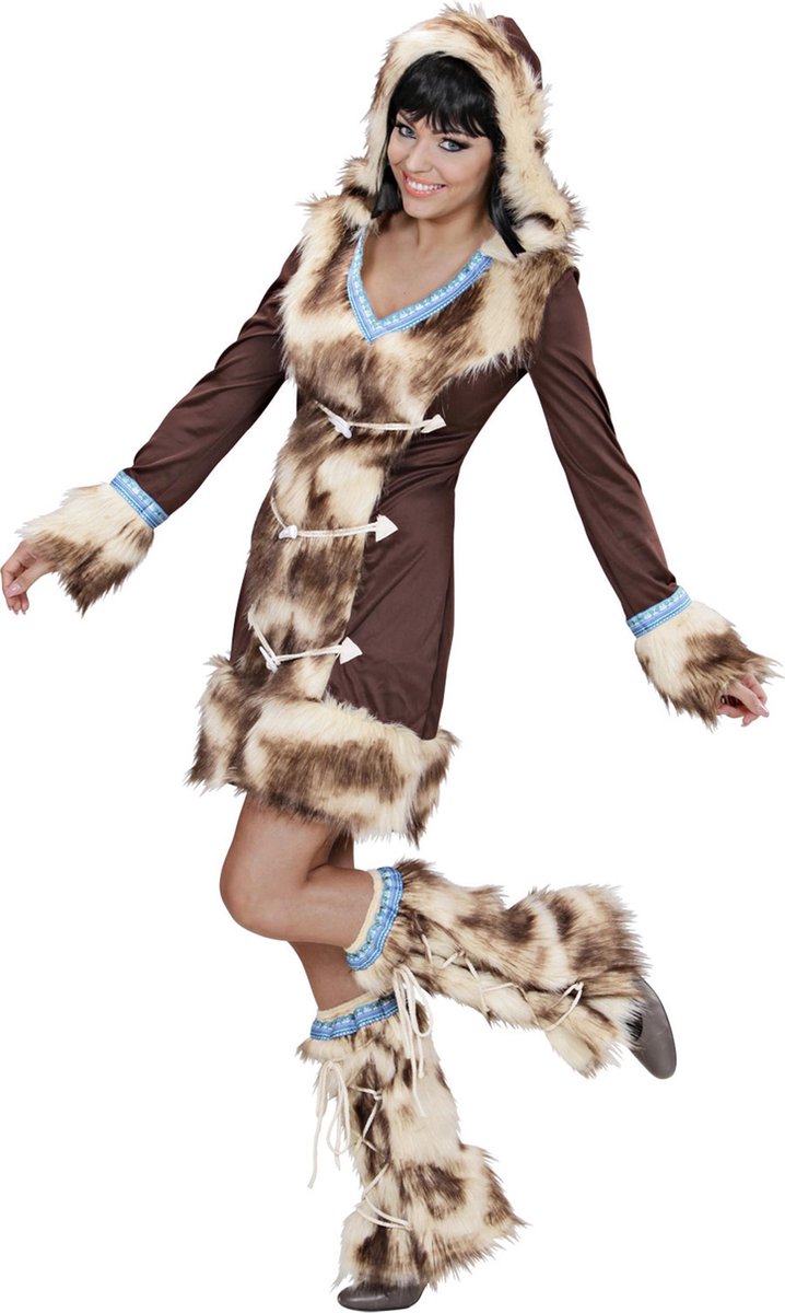 Luxe Eskimo kostuum voor dames - Verkleedkleding - Small