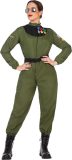 Militaire piloot kostuum voor vrouwen - Volwassenen kostuums