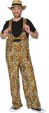 Pierros - Leeuw & Tijger & Luipaard & Panter Kostuum - Dansend Luipaard - Man - Geel, Oranje, Zwart - Maat 56-58 - Carnavalskleding - Verkleedkleding