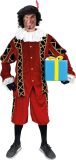 Piet Kostuum | Assistent Van Sinterklaas Piet Rood Zwart Kostuum | Medium | Sinterklaas | Verkleedkleding
