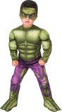 Rubies - De Hulk Deluxe kostuum jongens (maat XXS 3-4 jaar) - Carnavalskleding - Carnaval - carnavalskleding jongens - carnavalskleding kinderen