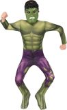 Rubies - Hulk Kostuum - Hulk Kostuum Kind - Groen, Paars, Zwart - Maat 122- 128 - Carnavalskleding - Verkleedkleding