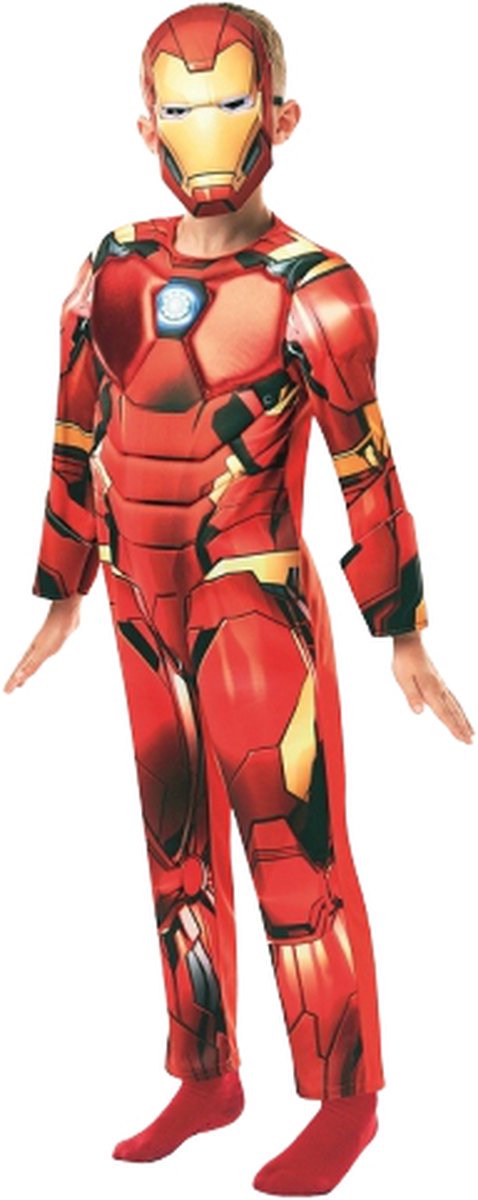 Rubie's Kostuum Marvel - Iron Man Jongens Rood Maat 104