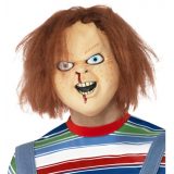 Smiffys Chucky hoofd Halloween verkleed masker - volwassenen -
