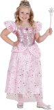 Widmann - Elfen Feeen & Fantasy Kostuum - Prinses-Fee Roze Pink Fairy Kostuum Meisje - Roze - Maat 128 - Carnavalskleding - Verkleedkleding