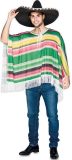 Witbaard Poncho Mexicaans Polyester One-size