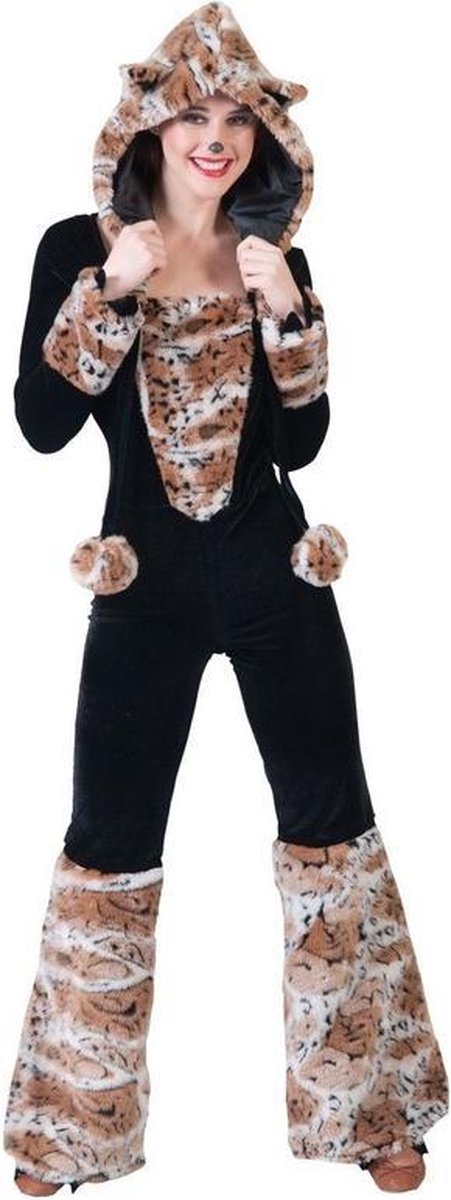 Zwarte kat/panter verkleed pak/kostuum voor dames - carnavalskleding voor dames S/M