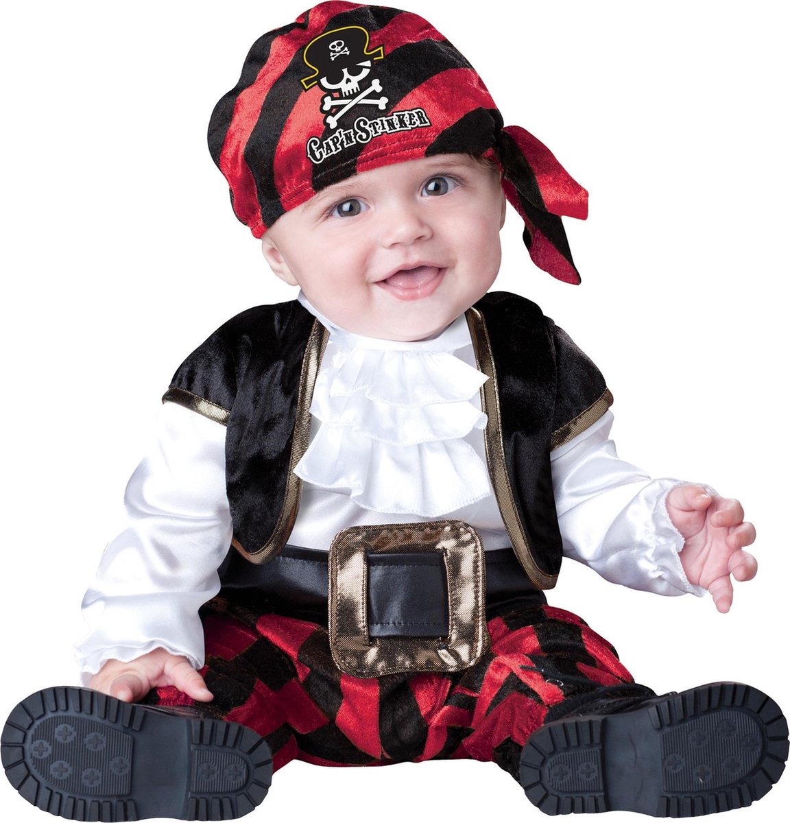 BOLO PARTY - Piraten kostuum voor baby's - Klassiek - 74/80 (12-18 maanden)