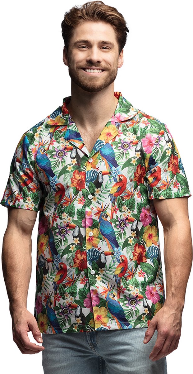 Boland - Shirt Tropical (XL) - Volwassenen - - Hawaii - Zomers tuinfeest - Strandfeest