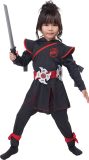 CALIFORNIA COSTUMES - Luxe ninja vermomming voor meisjes - 98 (M - 3/4 jaar)