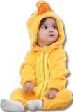 Eend Dieren Onesie voor Baby & Peuter: Zachte Flanel Jumpsuit, Pyjama & Romper - Veilig & Comfortabel voor Kinderen 6 tot 18 maanden