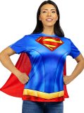 FUNIDELIA Supergirl kostuum - Superhelden kostuum voor vrouwen - Maat: L-XL - Rood