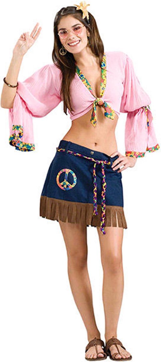 Forum Novelties - KF - Hippie kostuum voor vrouwen jaren 60 - M / L