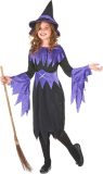 Halloween heksen kostuum voor meisjes - Verkleedkleding - 116/122